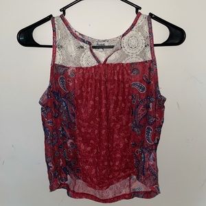 Red white and blue tank